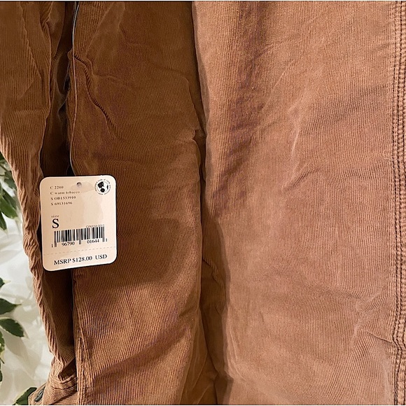 NEW Free People Baby Cord Button Down Shirt - Picture 12 of 16